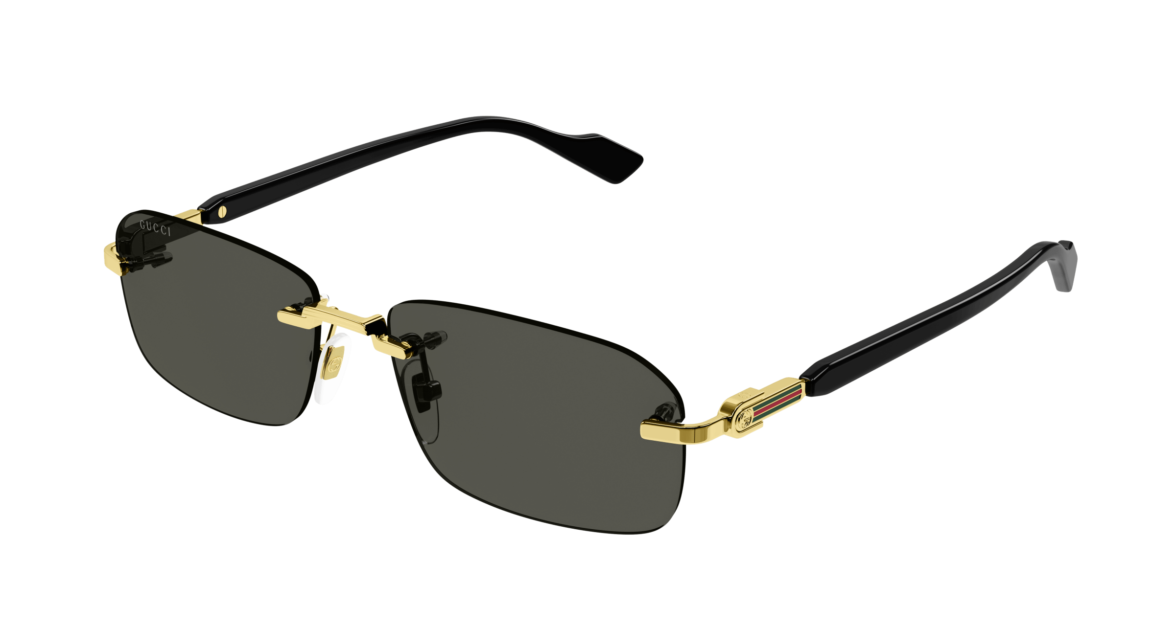 Gucci - Rimless Rectangular Sunglasses