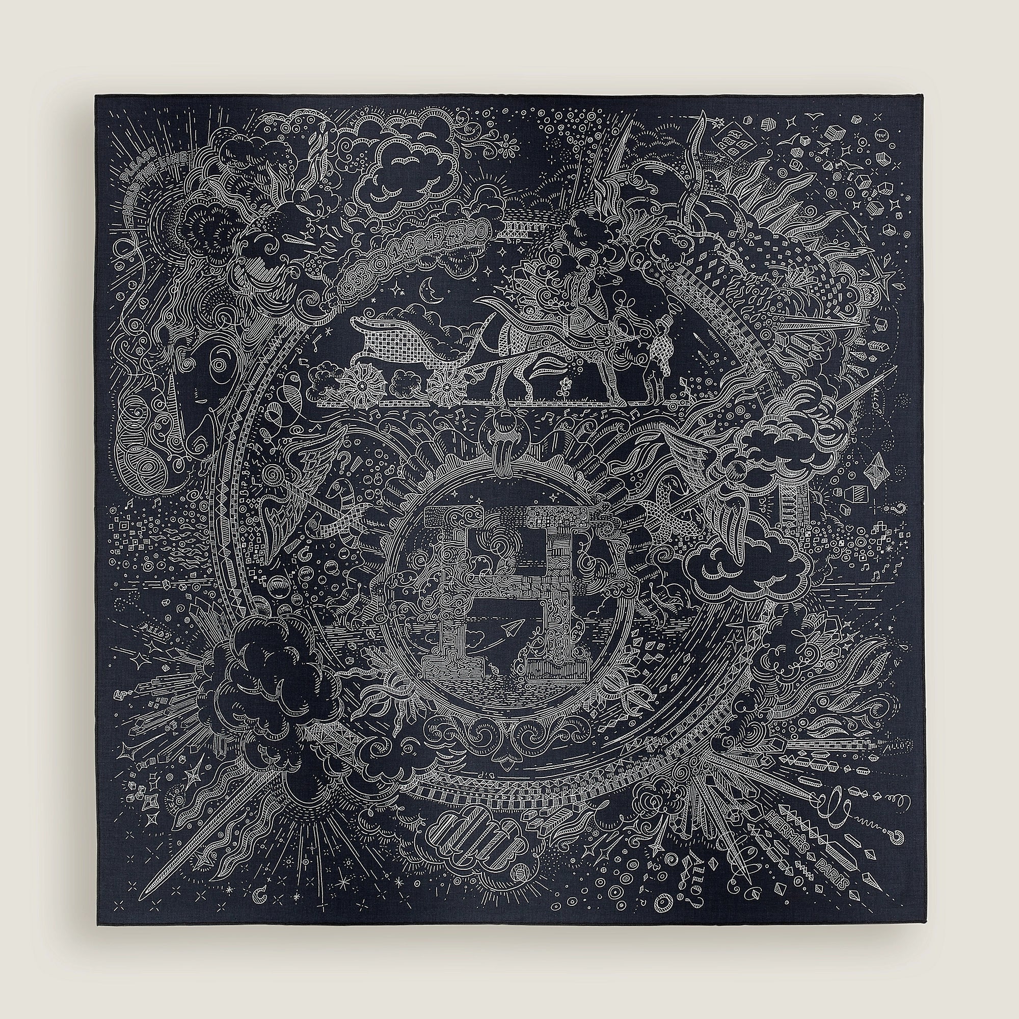 Hermes - Please Hold The Line Scarf 100