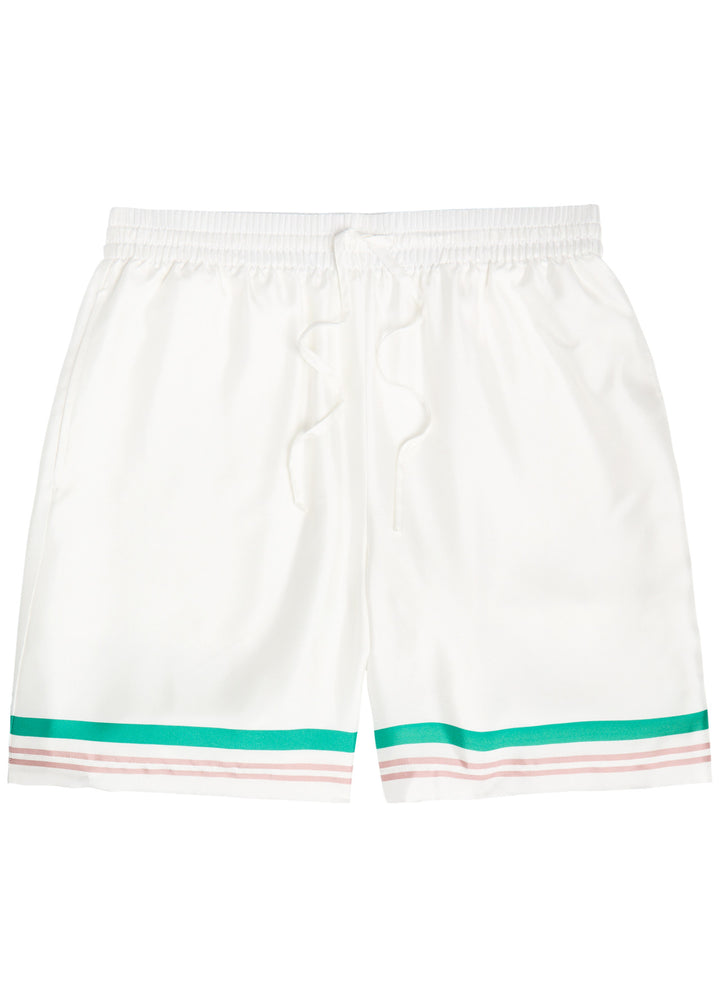 Casa Blanca - Printed Silk Twill Short